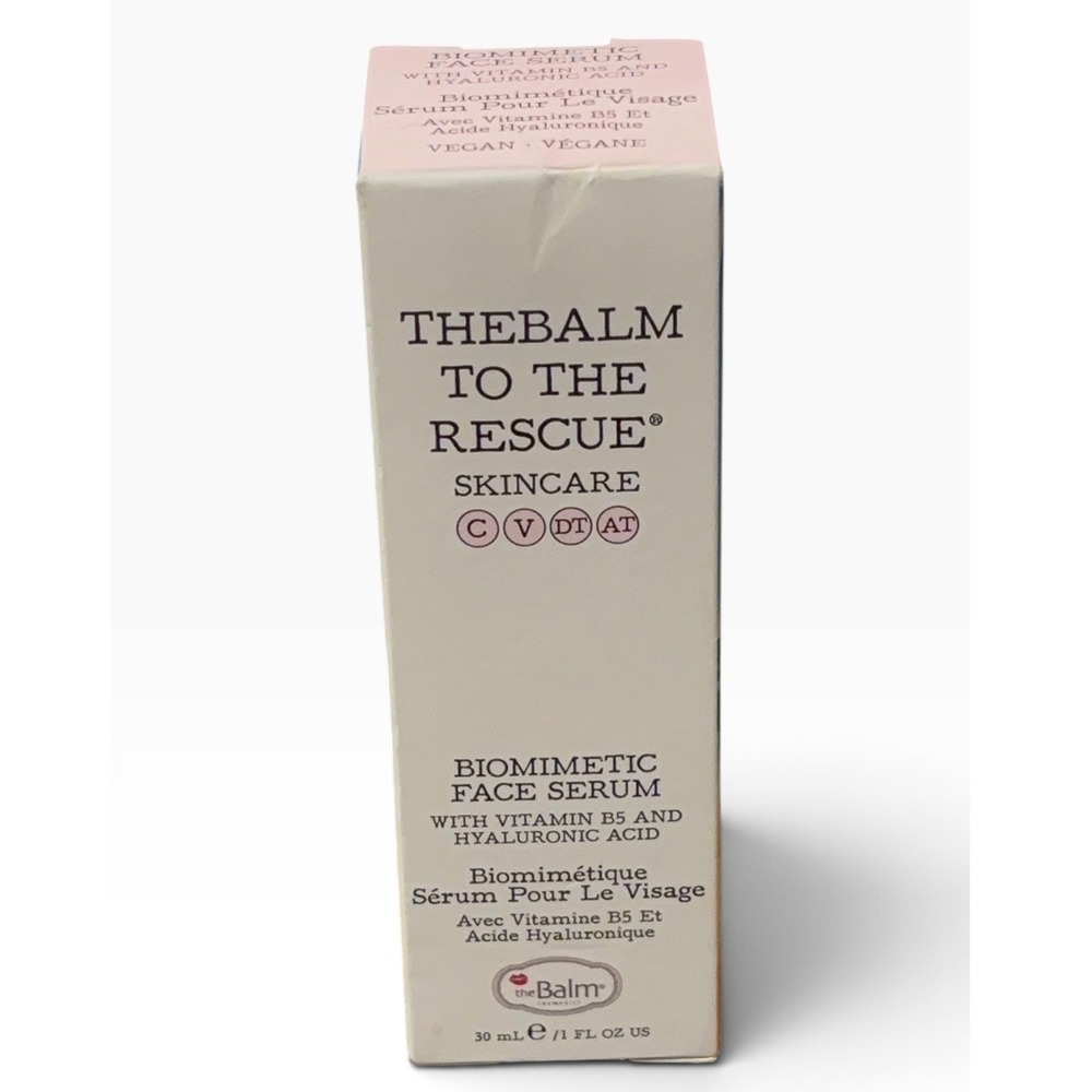 theBalm To The Rescue Biomimetic Face Serum Vitamin B5 Hyaluronic Acid 1oz 30ml